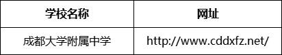 成都市成都大學附屬中學網(wǎng)址是什么？