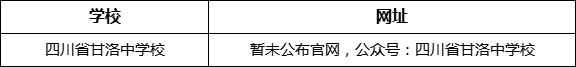 涼山州四川省甘洛中學(xué)校網(wǎng)址是什么？