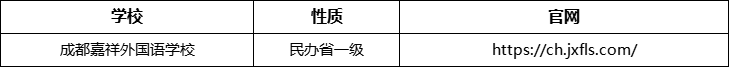 成都市成都嘉祥外國語學(xué)校官網(wǎng)、網(wǎng)址、官方網(wǎng)站